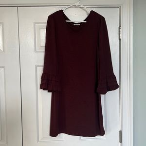Max Studio Dress.  Super cute; Burgundy with black undertones
